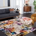 thumbnail image 3 of SAFAVIEH Aria Willoughby Abstract Area Rug, Cream/Rust, 2'3" x 3'9", 3 of 9