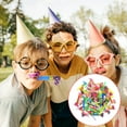 thumbnail image 2 of Taxenne 60pcs Colorful Blowouts Noisemakers Birthday Party Blowers for Kids Party Favors Carnival Cheering Props 6.5cm Assorted Colors, 2 of 11