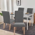 thumbnail image 3 of Chair Slipcovers Set of 4 Stretch Chair Covers Modern Chair Cover Elastic Removable Washable Fitted Slipcover for Dining Chairs Rocking Chair Cover Wedding Office Banquets Parties Decor, 3 of 5