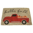 thumbnail image 3 of 4 pc Hello Fall Placemats - Vintage Truck Fall Kitchen Decor Set - Comes in an Organza Bag so It's Ready for Giving!, 3 of 7