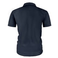 thumbnail image 3 of Bibifish Mens Zip Up Polo Shirt Collar Waffle Knit Lightweight Stretch Tshirts Breathable Wrinkle Resistant Undershirt Business Casual Daily Wear Tops, 3 of 5