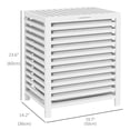 thumbnail image 3 of HOMCOM Laundry Hamper with Removable Liner Bag, HamperLaundry Basket, White, 3 of 10