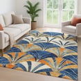 thumbnail image 6 of Addison Rugs Mayfield Premium Machine Washable Transitional Geometric Blue Rectangle Rug, 10' x 14', 6 of 6