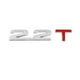 thumbnail image 1 of Adhesivo De Emblema Distintivo Decorativo De Coche Universal 3D De Metal En Forma De 2.2T, 1 of 1