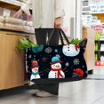 thumbnail image 6 of Snowman Large Capacity Reusable Foldable Oxford Cloth Cube Organizer Tote Bag Toy Basket, 6 of 7