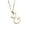 E, variant on YUEHAO Necklaces & Pendants Ladies Classic 26 English Letter Initials Clavicle Chain Pendant Necklace L