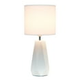 thumbnail image 2 of Simple Designs LT2082-OFF Ceramic Prism Table Lamp, Off White, 2 of 6
