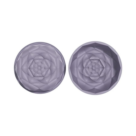 

Fiaya Women Valentines Day Rose Flower Molds 1pc Rose Shape Silicone Baking Pan Moulds DIY Crafts Molds for Candy Cake Topper Soap Wax Making Party Supplies 7.8inch-Purple