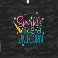 thumbnail image 4 of Inktastic Sparkle Like a Unicorn Women's T-Shirt, 4 of 5