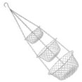 thumbnail image 3 of PBPBOX Fruit Basket For Kitchen Wall Mounted Silver Iron 1Set Space Saving, 3 of 8