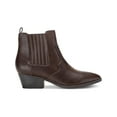 thumbnail image 2 of Sun + Stone Womens Grangerr  Faux Leather Zipper Booties, 2 of 3