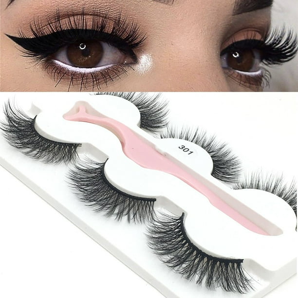 Fiudx Pestañas Postizas, Pestañas para Ojos Brillantes (Estilo 1), Pestañas de Aspecto Más Grande (Estilo 2), Pestañas Comodas (Estilo 3), Uso Diario para Fiestas, Tendencias de Moda, Diseño Reutiliz