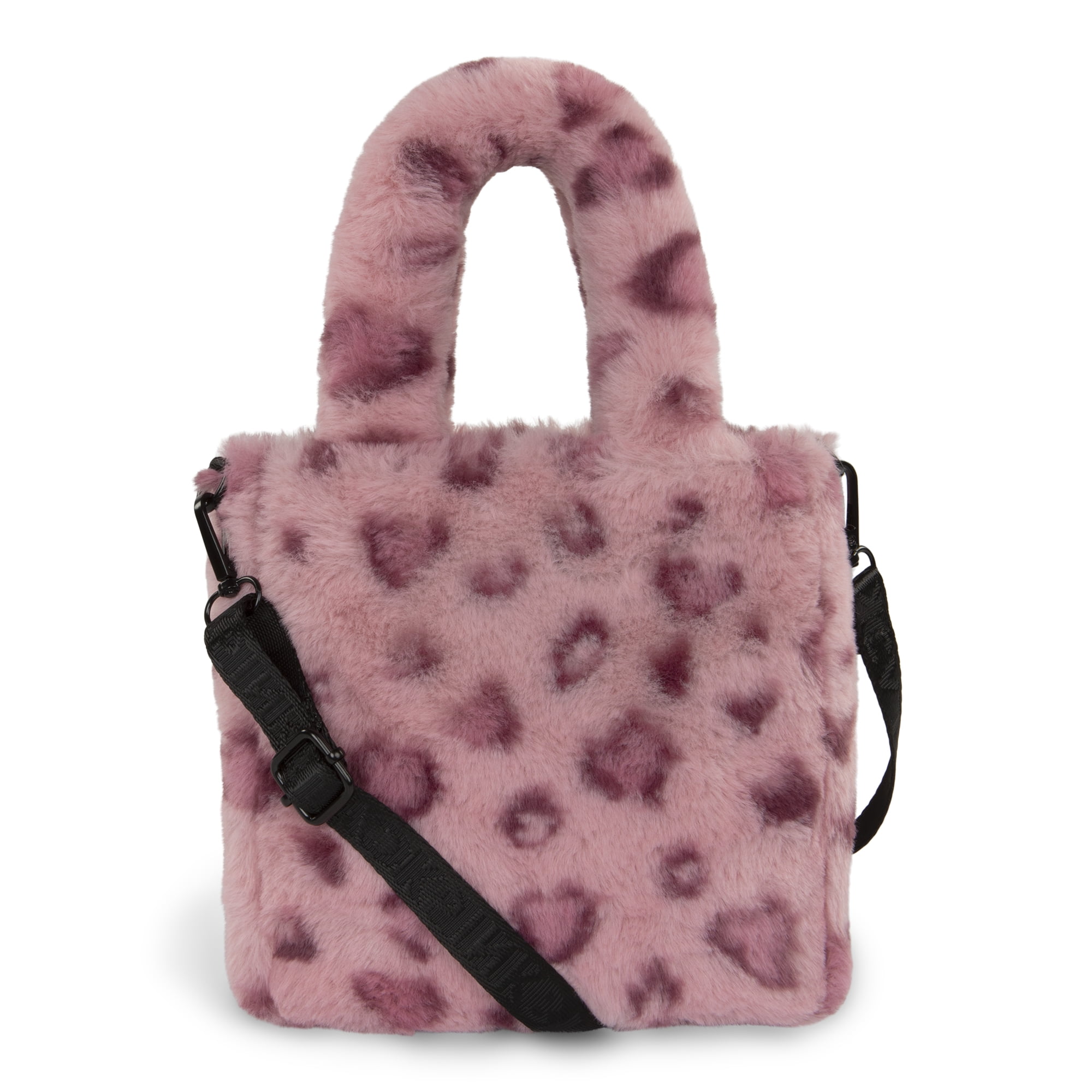 Blackpink Furry Plush Tote Bag For Teen Girls Women Pink
