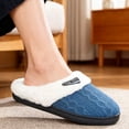 thumbnail image 2 of BERANMEY Comfy Slippers for Women Indoor Fluffy Women's Slip on Fuzzy House Slippers Memory Foam Slippers Scuff Outdoor Indoor Warm Plush Bedroom Shoes with Faux Fur Lining, 2 of 8
