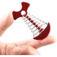thumbnail image 4 of Clous de Fixation en Alliage d'Aluminium en Forme d'Échelle de Poisson pour camping en Plein Air (C, style) 10 Pcs, 4 of 5