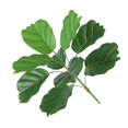 thumbnail image 3 of Planta artificial Hoja Oficina en casa Verdor Decoración Banquete de boda Planta falsa de plástico, Verde, Hoja de plátano kenally HA6782-03B, 3 of 6
