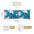 thumbnail image 3 of Honeii Swan On The Pond Print Long Body Pillowcase 20x54 in,Body Pillow Cover with Zipper,Large Body Pillowcase,Soft Bed Decorative, 3 of 7