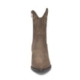 thumbnail image 4 of Women Cowboy Boots Pointed Toe Chunky Heel Western Cowgirl Boots with Side Zipper Pull On Stitched Ankle Boots for Casual Riding or Fashion, 4 of 5