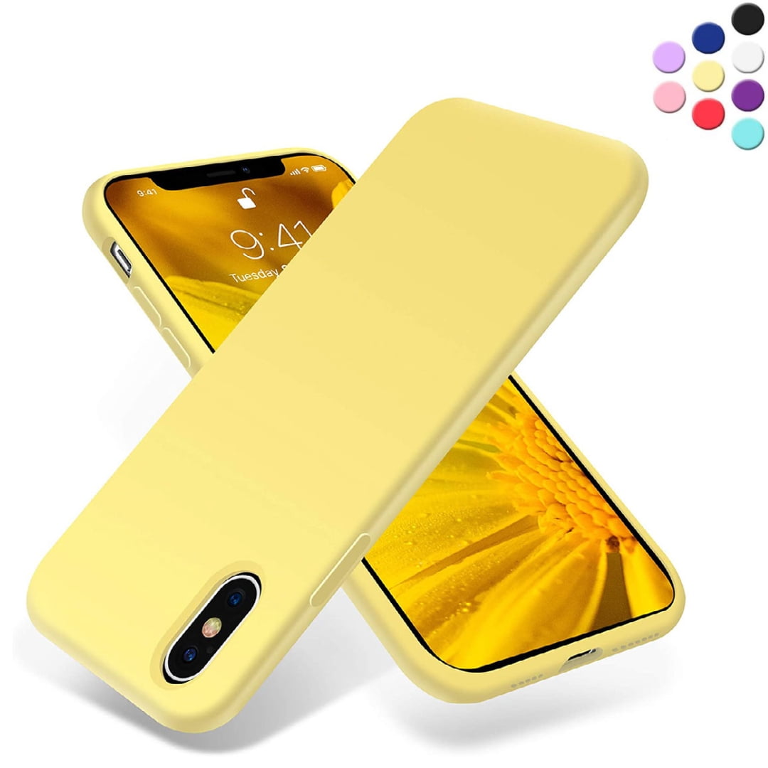 iPhone X/Xs Silicone Case {ShockAbsorbent; Bumper Soft TPU Cover Case