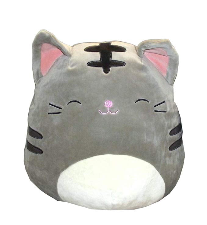 grey cat soft toy