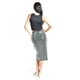 thumbnail image 3 of Falda lápiz con pedrería Roman Fashion /Juvenil, 137 (Plateado) plateado M, 3 of 6