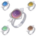 thumbnail image 2 of 8PCS Halloween Kid's Ring Adjustable Color Changing Ring Mood Ring Party Favor, 2 of 10