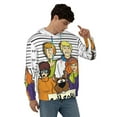 thumbnail image 4 of Scooby Doo Men's Hoodie Novelty Graphic Long Sleeve Adult Sweatshirt Casual Unisex Pullover Sweater Hooded Tracksuit, 4 of 8
