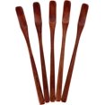 thumbnail image 1 of 5Pcs Wooden Honey Spoons for Tea and Jam, Mini Honey Dippers for Mixing Syrups, Jars, and Sandwich Drizzling, 8.07 Inch Assorted Color, 1 of 8