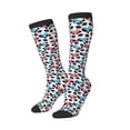 thumbnail image 2 of Daiia Sports Socks Heart Panda Printed Novelty Crew Socks for Men Women Knee High Socks Cotton Socks Soft & Breathable Support Unisex Socks, 2 of 9
