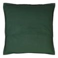 thumbnail image 2 of Stylo Culture Indian Decorative Throw Pillow Cover 16 x 16 Hand Embroidered Dark Green Bohemian 40 x 40 cm Home Decor Cotton Mirrored Square Cushion Cover | 1 Pc, 2 of 4