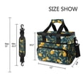 thumbnail image 3 of FORMRS Insulated Cooler Bag 24 Cans Capacity Soft Leakproof Lunch Box with Side Pockets, Blue Lemons, 3 of 7