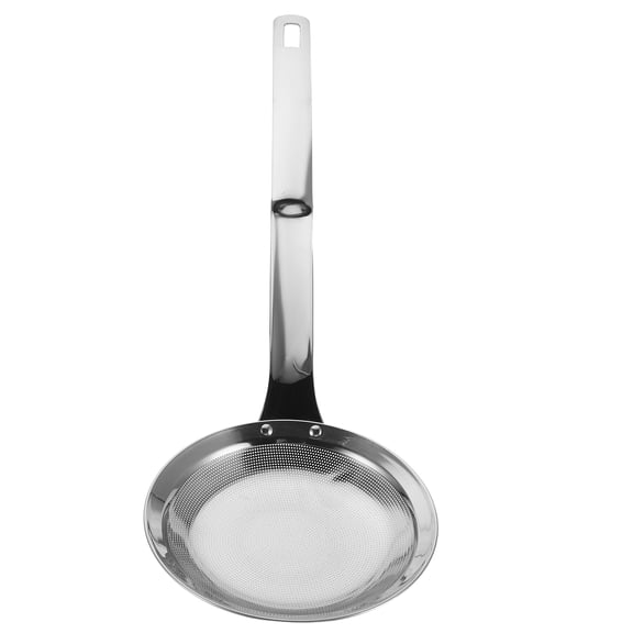 Homoyoyo Stainless Steel Fine Mesh Strainer Ladle for Cooking, Frying, Food Prep, Kitchen Use, and Utensil Tool