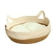 thumbnail image 2 of Cama tejida para mascotas con nido para dormir para perros pequeños y gatos con cojín suave Cama para dormir para mascotas Cama para gatos con cuerda L, 2 of 8