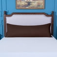thumbnail image 2 of Ntbay 2 Pack Microfiber Ultra Soft Body Pillowcase with Envelope Closure, Wrinkle, Stain Resistant Body Pillow Cover, 20" x 54", Dark Brown (Not Include Body Pillow), 2 of 5
