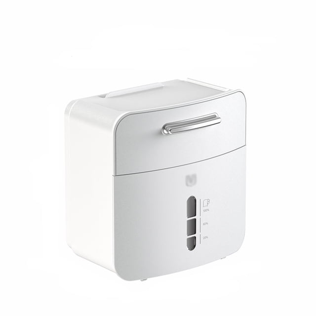 Caja de pañuelos de pared con plataforma y cajón for el hogar.