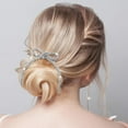 thumbnail image 6 of CD4-2Pcs Bow Hair Clips, Rhinestone Crystal Bowknot Clips for Women Girls, Silver Hair Bows for Women, Crystal Prom Hair Decoration, Duckbill Hair Barrettes for Girls Thick Long Short*04, 6 of 7