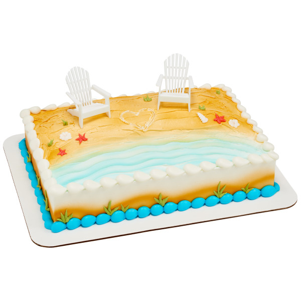 Beach Chairs DecoSet® Cake Decoration