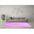 thumbnail image 3 of Ahgly Company Indoor Rectangle Abstract Purple Modern Area Rugs, 7' x 10', 3 of 4
