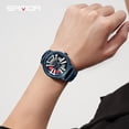 thumbnail image 5 of SANDA 2022 New Luxury Men Watches Fashion Rotate Dials Quartz Wristwatch For Male Clock 30M Waterproof Relogio Masculino P1111, 5 of 6