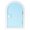 Blue surface 5, variant on WINDLAND Fantasy Cute Door Shape Light Switches Guard Plate Protective Childproof Self Adhesive Wood Outlet Cover Home Decors