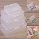 thumbnail image 3 of Jewelry Storage Box Mini Transparent Plastic Case Container Square Rectangle Packaging Box For Jewellry Beads Small Items, 3 of 5