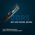 thumbnail image 2 of Crucial 16GB DDR5 5600 (PC5 44800) Desktop Memory Model CT16G56C46U5, 2 of 5