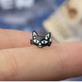 thumbnail image 4 of OUFER 16G Halloween Cartilage Earrings Black Cat Helix Piercing Studs Stainless Steel Conch Jewelry For Women, 4 of 6