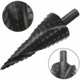 thumbnail image 3 of HSS Step Drill Bit Metal Conical Drill Bit 4-32mm for Screwdriver on Steel Wood Plastic,, 3 of 5
