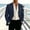 Navy, variant on Mens Suit Jackets Slim Fit Blazers Suit Sport Coats for Wedding Prom | Mens Two Buttons Blazers Casual Jackets for Bussiness Party Working