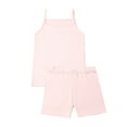 thumbnail image 4 of Cethrio Girls Cotton Outfit Sets, Sleeveless Casual Summer Two Piece Girls' Clothing Sets Pink Size 13-15T, 4 of 4