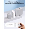 thumbnail image 5 of XUDUO 2 Pack 20W Dual Port USB C Wall Charger, Fast Charging Block with USB-A Port, Compatible with iPhone 16 15 14 Samsung Galaxy iPad Pro, White, 5 of 7