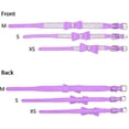 thumbnail image 3 of Cute Dazzling Sparkling Elegant Fancy Soft Suede Leather Bling Rhinestone Crystal Jeweled Pet Cat Dog Puppy Collar Dog Leash Combo Set, 3 of 4