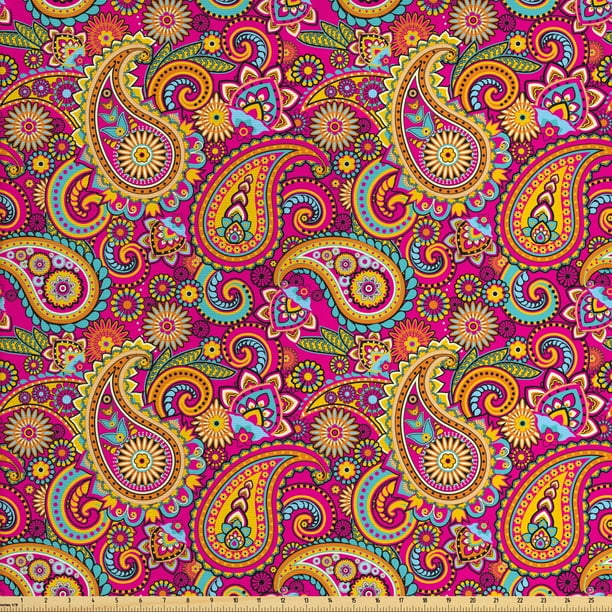 Paisley Fabric by The Yard, Paisley Patterns Based on Traditional