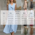 thumbnail image 3 of ClodeEU Women's Sleeveless V Neck Midi Dress,Casual A Line Dress with Button and Pockets Wine,Women's Plus XXXL, 3 of 5